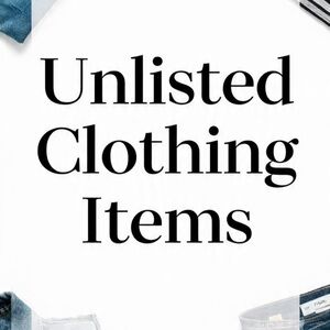 Unlisted Clothing Items